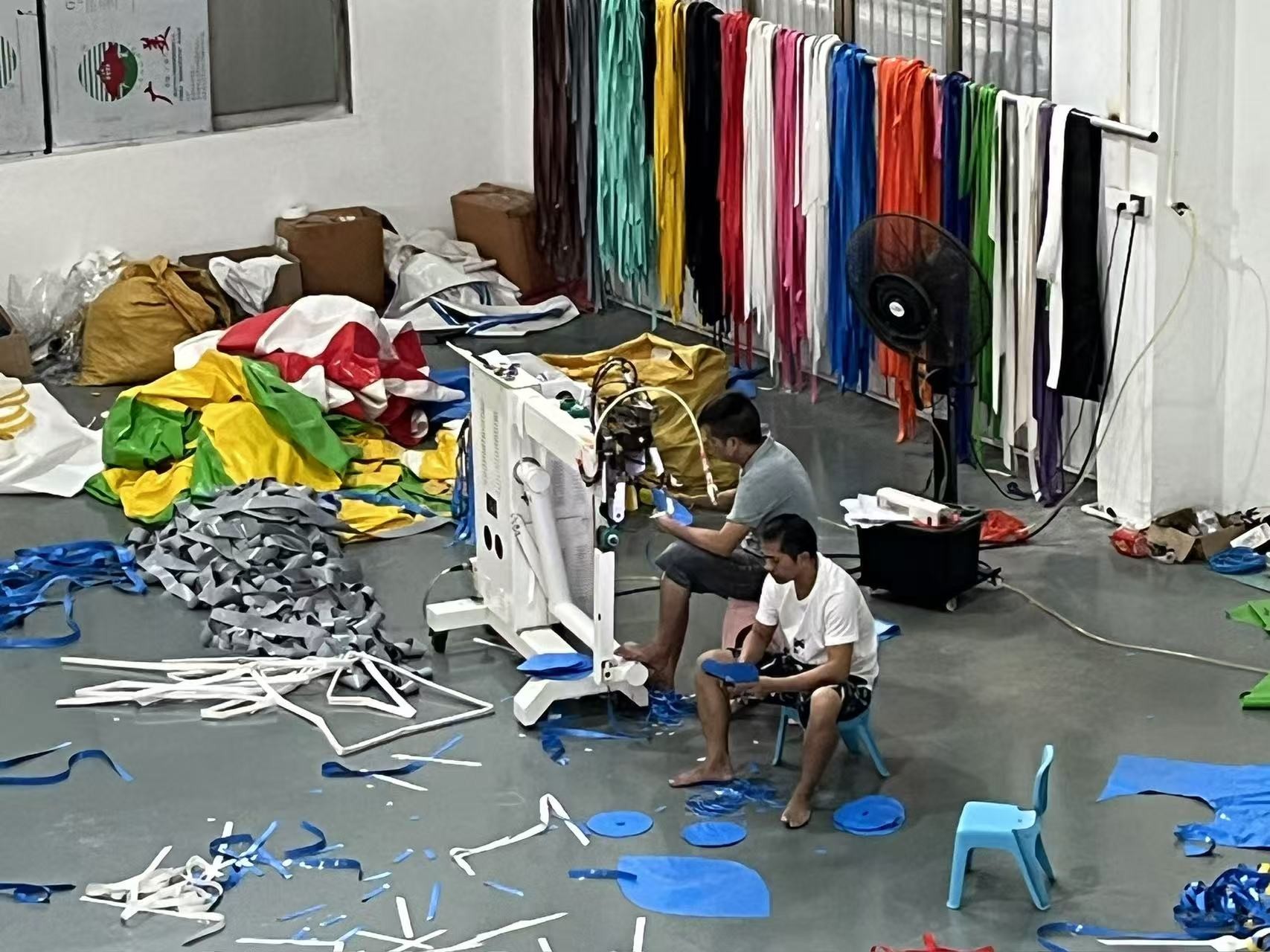 Guangzhou Kule Amusement Equipment Co.,Ltd factory production line