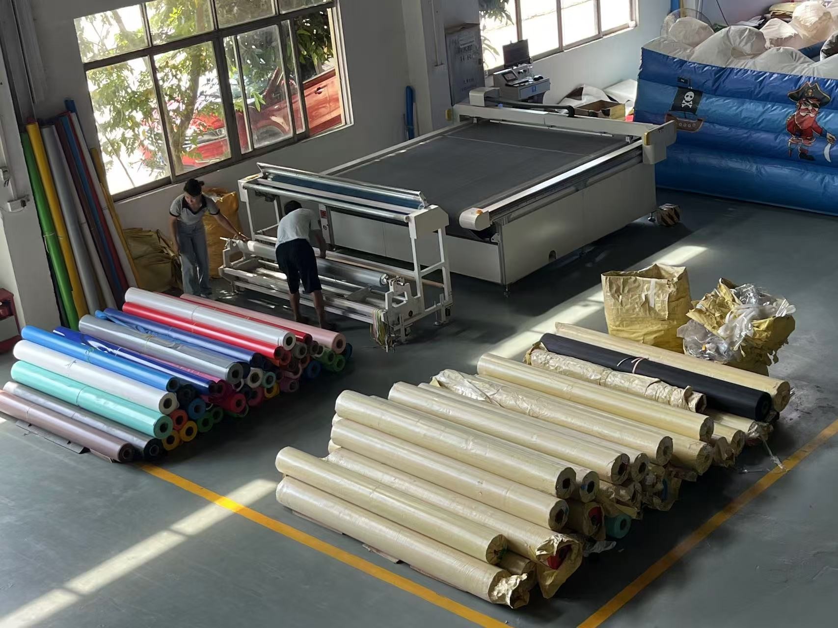 Guangzhou Kule Amusement Equipment Co.,Ltd factory production line