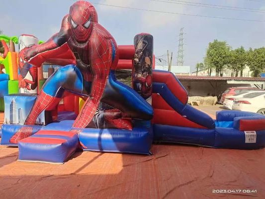 Customized Outdoor/Indoor Spider Man Bounce House Jumping Castle