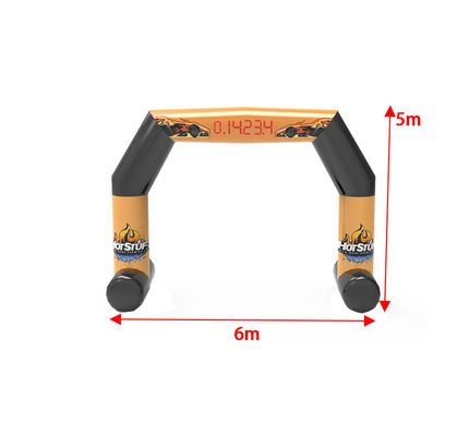 Outdoor Activities Competition Inflatable Start Finish Arch For Party Event