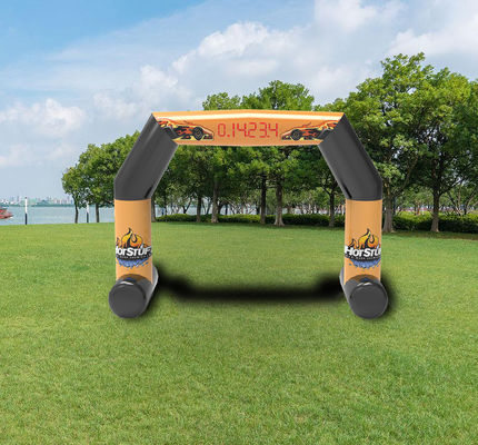 Outdoor Activities Competition Inflatable Start Finish Arch For Party Event