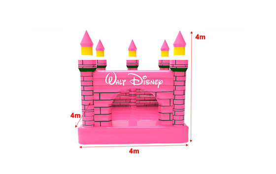Pink Color Inflatable Disney childrens inflatable bouncy castle