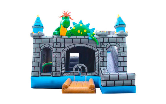 Inflatable Dinosaur  Bounce House With Slide Jumping Castle For Kids
