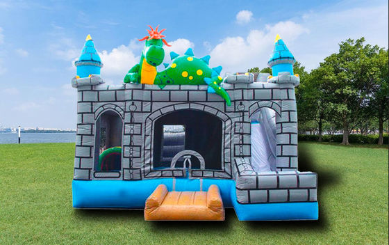 Inflatable Dinosaur  Bounce House With Slide Jumping Castle For Kids