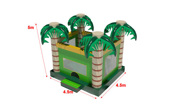 Tropical Palm Tree Bounce House 	Childrens Inflatable Castle