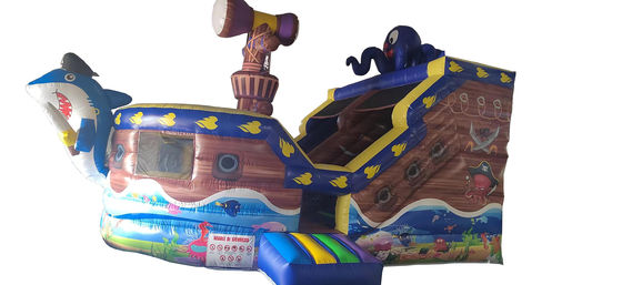 Commercial Grade Inflatable Dry Slide for Pirate Ship Theme