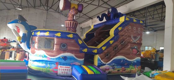 Commercial Grade Inflatable Dry Slide for Pirate Ship Theme