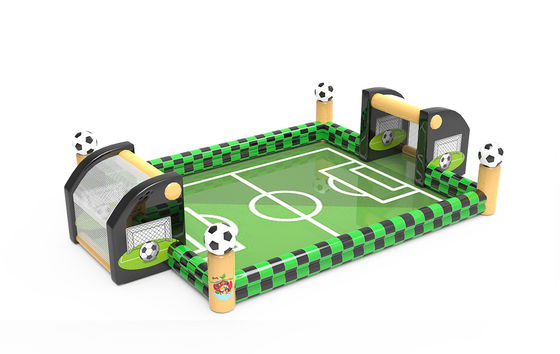 Interactive Football Inflatable Games Green Color For Event