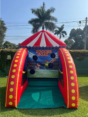 Carnival Activities Soccer Goal Inflatable Games For Playground Park