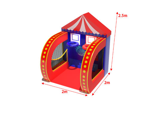 PVC Tarpaulin Inflatable Basketball Game Carnival Activities For Park