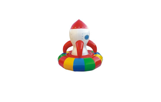 Inflatable Indoor Playground Games Electric Spin Rocket For Kids