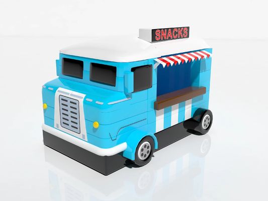 Outdoor Inflatable Games Blue Car Snack Food Tent For Rental Sale