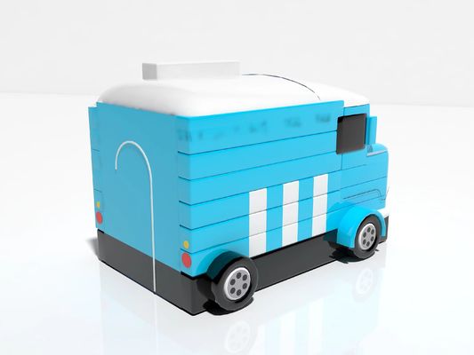 Outdoor Inflatable Games Blue Car Snack Food Tent For Rental Sale