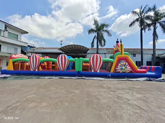 Inflatable Carnival Obstacle Course Customized For Rental And Sale