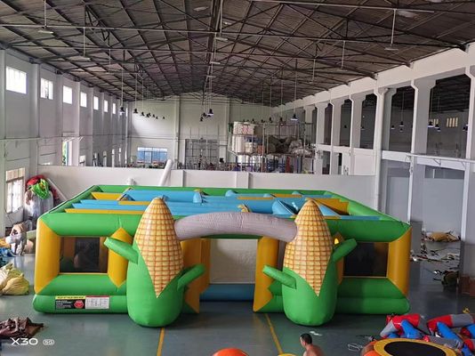 Popcorn Maze Outdoor Inflatable Games Large Size For Adult