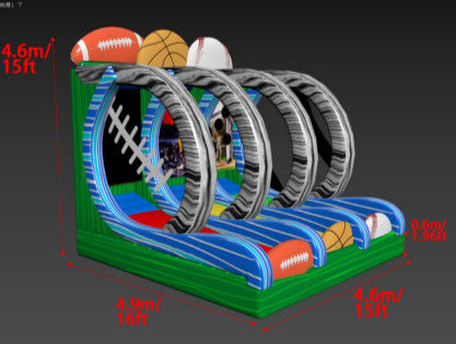 Football Baseball Backetball Inflatable Games For Teenager Adult