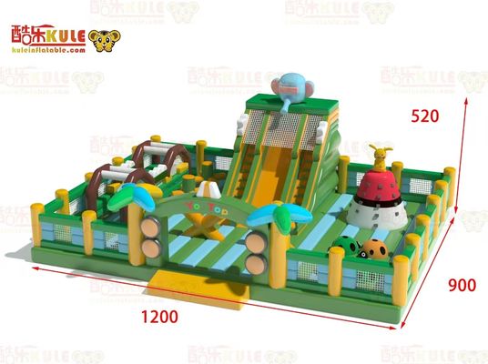 Children Playground Inflatable Castle Bounce House With Slide