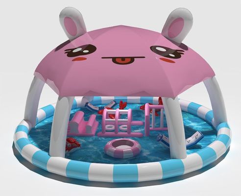 Children Inflatable Water Pool Customized With Small Floating Toys