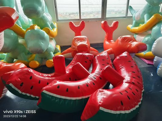 PVC Tarpaulin Indoor Playground Inflatable Toys Watermelon Games For Kids