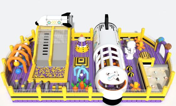 Large Szie Airplane Theme Park Inflatable Bouncy Castle playground