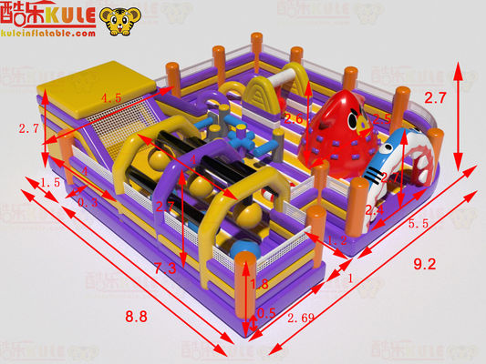 Angry Birds Inflatable Bouncy Jumping Park With Obstacles For Childrens
