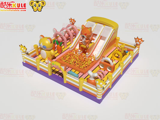 Jumping Castle Inflatable park Bounce House With Big Ocean Pool