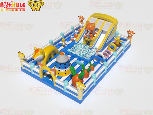 Indoor Commercial Grade Inflatable Bouncy House With Slides