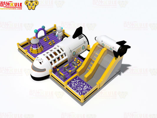 Airplane Theme Inflatable Bouncy Castle 160 SQM Commercial Grade