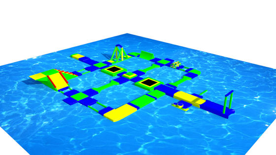 Summer Inflatable Water Obstacles Airtight Park On Lake Ocean