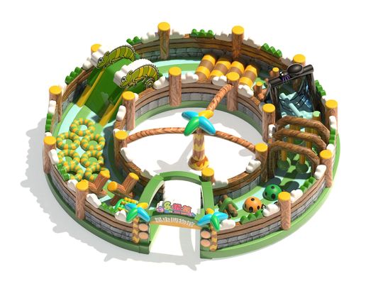 Inflatable Round Circle Obstacles Course Bouncy Castle For Childrens