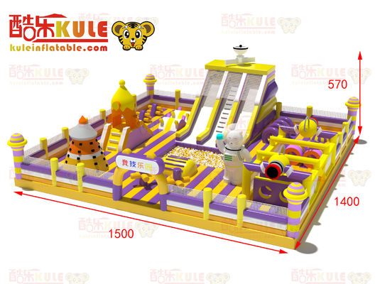Rocky Alien Theme Park Inflatable Blow Up Jumping Castle For Sale