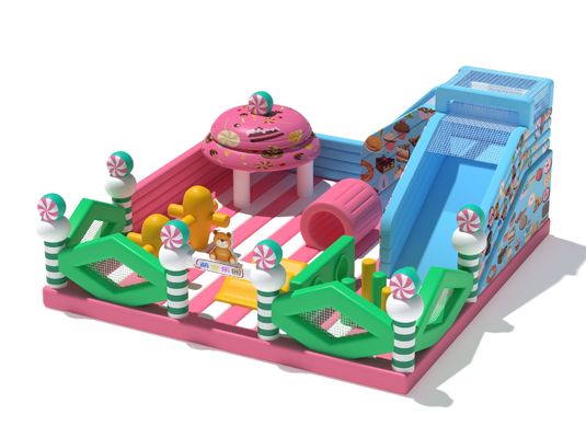 Candy Park Magic Inflatable Castle Bounce House For Children
