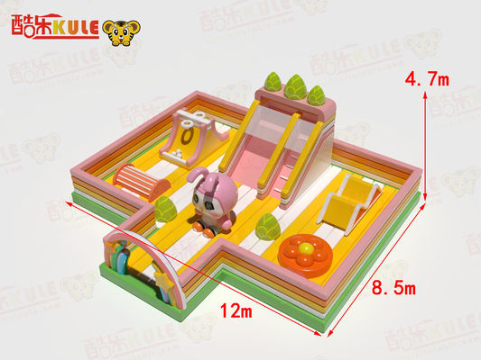 Children Animals Park Inflatable Castles Customized With Games