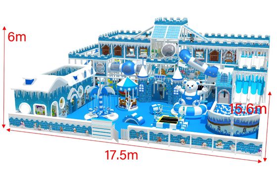 Commercial Indoor Soft Playground Equipment With Winter Snowman