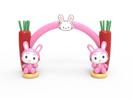Rabbit Carrot Party Inflatable Event Arches 6*6m For Outdoor Activities