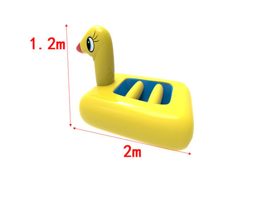 Yellow Duck Inflatable Water Floating Toys On Lake And Ocean