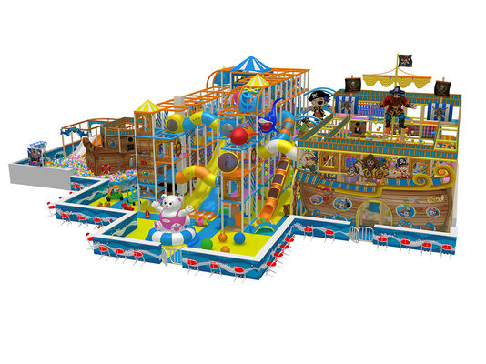 Pirate Theme Indoor Safety Soft Playground Equipment 500㎡ For Kids