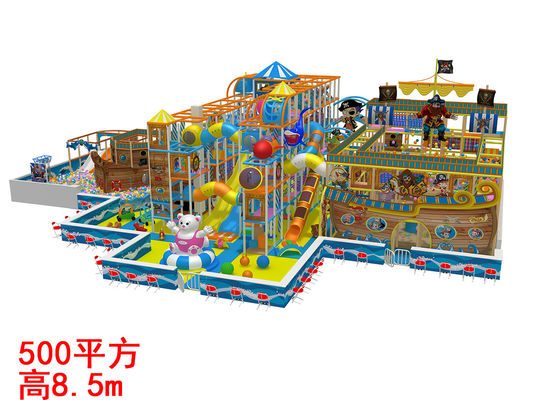 Pirate Theme Indoor Safety Soft Playground Equipment 500㎡ For Kids