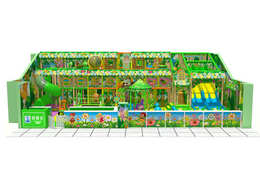 Green Garden Soft Playground Indoor Play Center For Toddlers