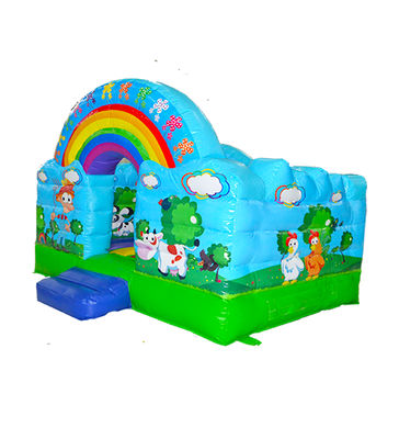 Inflatable Glassland Bouncy Castle For Childrens Outdoor Playground