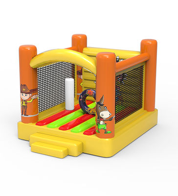 Donky Inflatable Bouncy Castle For Childrens With Pillar Circle