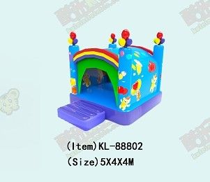 Tarpaulin Inflatable Round Circle Obstacles Course Bouncy Castle Custom Logo