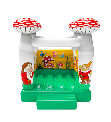 Mushroom Inflatable Samll Jumping Blow Up Castle For Childrens