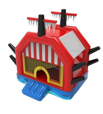 Small Pirate Ship Inflatable Bouncy Castle For Childrens