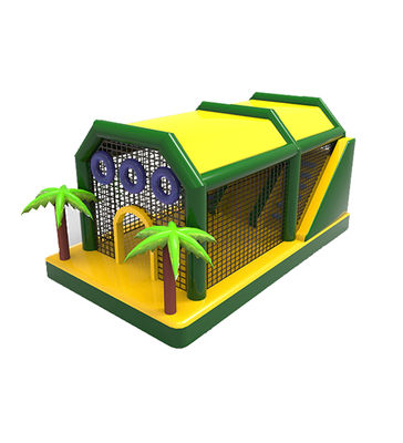 Children Fun Park Inflatable Bouncer House With Palm Trees