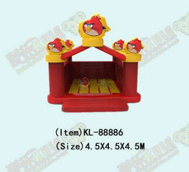 Inflatable Small Size Angry Birds Bouncy Castle For Kids Park
