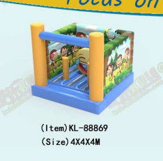 Small Commercial Grade Inflatable Monkey Bouncy Castle 4*4*4m