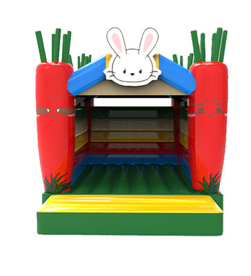 Carrot Pillar Inflatable Small Jumping House Indoor Palyground