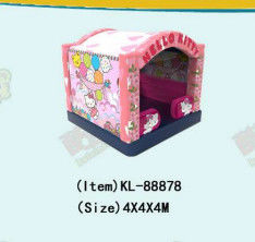 Hello-Kitty Inflatable Kids Small Bouncy Castle Fun Park