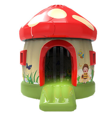 Inflatable Round Circle Mushroom Bouncy Castle 5*4*4.5m